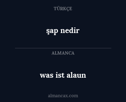was ist alaun - şap  nedir