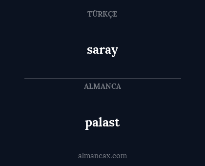 palast - saray