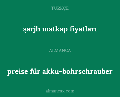 preise für akku-bohrschrauber - şarjlı matkap fiyatları