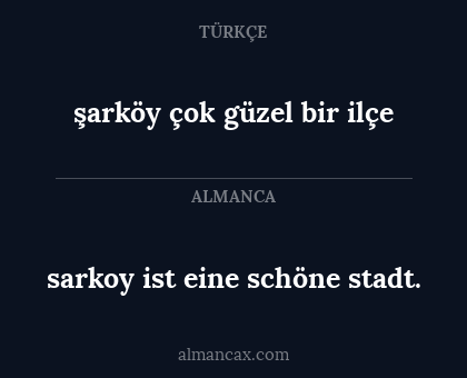 şarköy çok güzel bir ilçe - sarkoy ist eine schöne stadt.