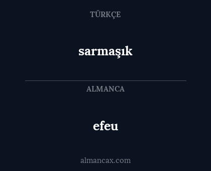 efeu - sarmaşık