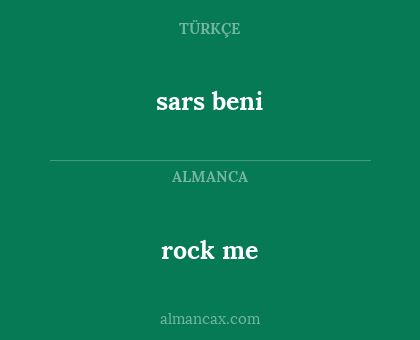 sars beni - rock me