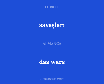 das wars - savaşları