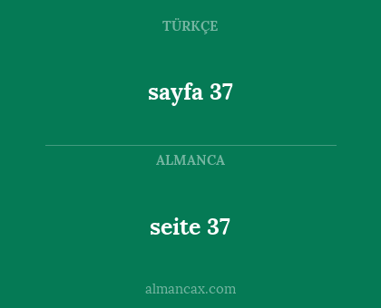 sayfa 37 - seite 37