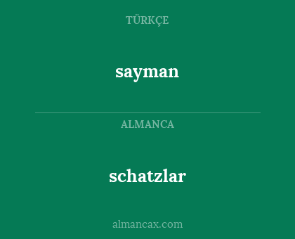 schatzlar - sayman