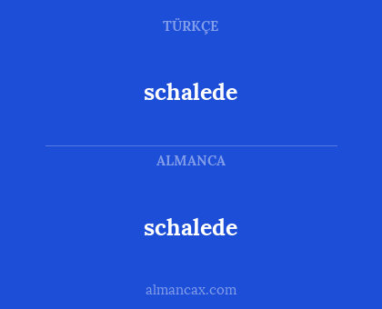 schalede - schalede