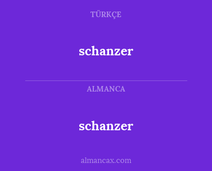schanzer - schanzer