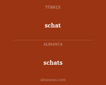 schat - schats