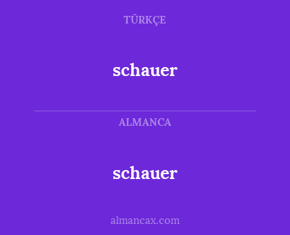 schauer - schauer