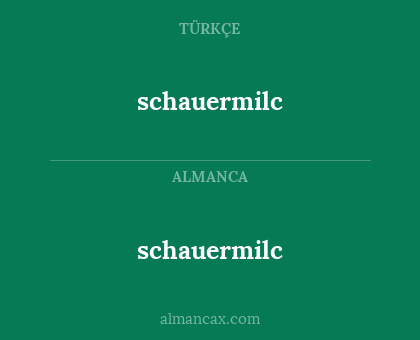 schauermilc - schauermilc