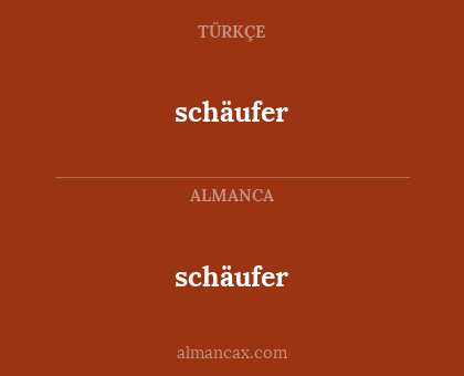 schäufer - schäufer