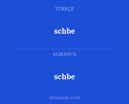 schbe - schbe