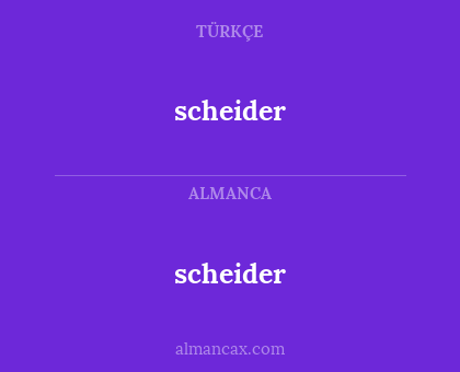 scheider - scheider