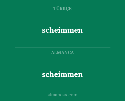 scheimmen - scheimmen