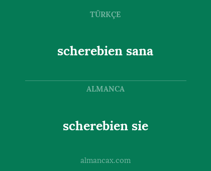 scherebien sie - scherebien sana