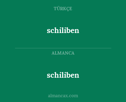 schiliben - schiliben