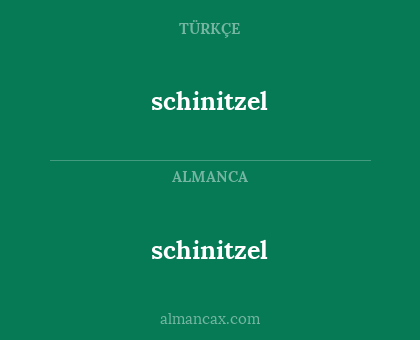 schinitzel - schinitzel