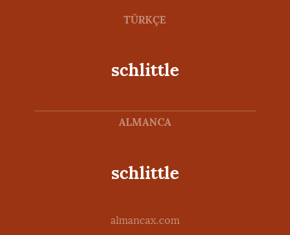 schlittle - schlittle