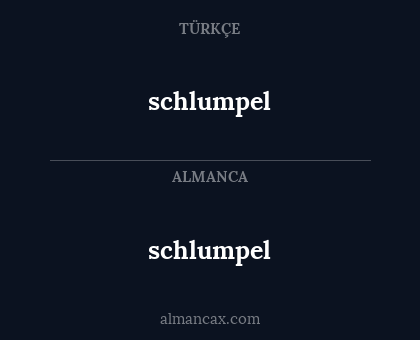schlumpel - schlumpel