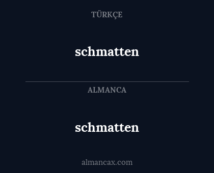 schmatten - schmatten