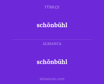 schönbühl - schönbühl
