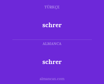 schrer - schrer