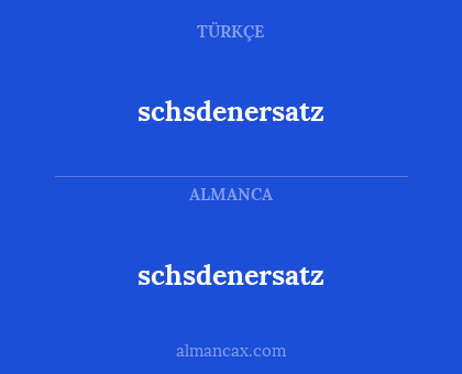 schsdenersatz - schsdenersatz