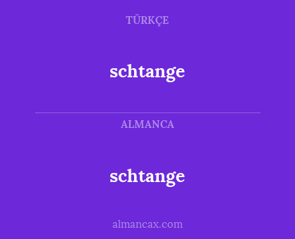 schtange - schtange