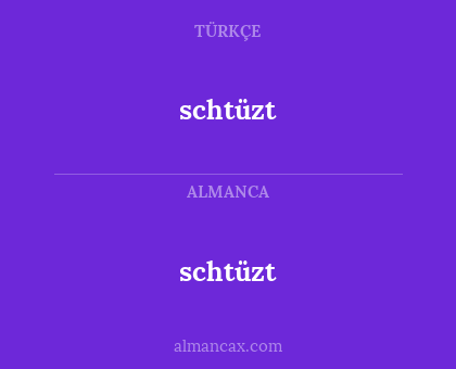 schtüzt - schtüzt