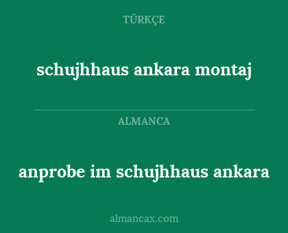 schujhhaus ankara montaj - anprobe im schujhhaus ankara