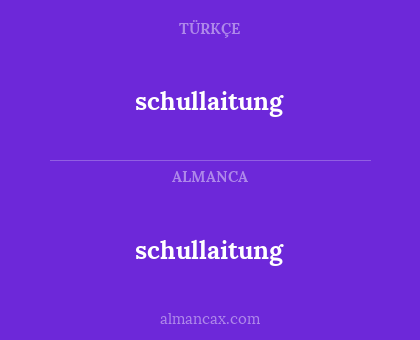 schullaitung - schullaitung