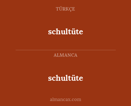 schultüte - schultüte