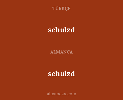 schulzd - schulzd