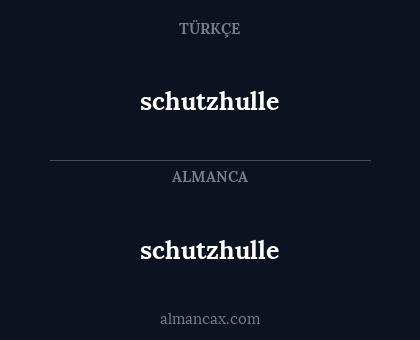 schutzhulle - schutzhulle