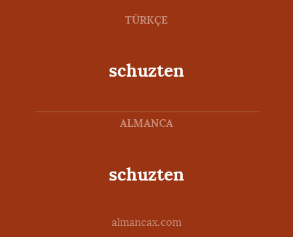 schuzten - schuzten