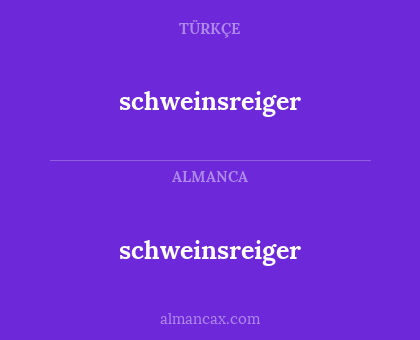 schweinsreiger - schweinsreiger