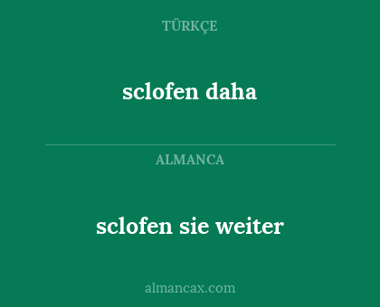 sclofen daha - sclofen sie weiter