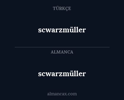 scwarzmüller - scwarzmüller
