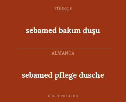 sebamed pflege dusche - sebamed bakım duşu