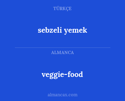 sebzeli yemek - veggie-food