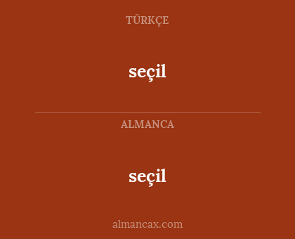 seçil - seçil