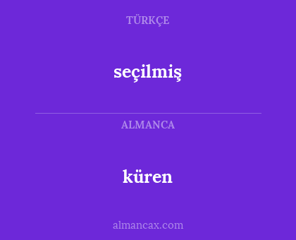 seçilmiş - küren