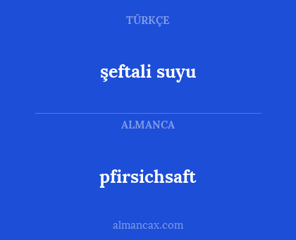 şeftali suyu - pfirsichsaft