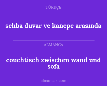 couchtisch zwischen wand und sofa - sehba duvar ve kanepe arasında
