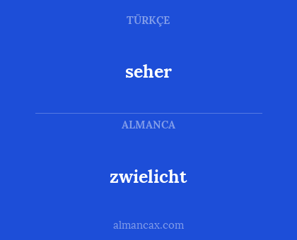 zwielicht - seher
