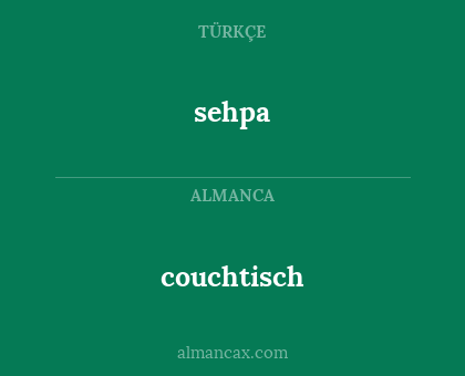 sehpa - couchtisch