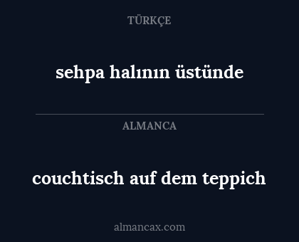 couchtisch auf dem teppich - sehpa halının üstünde