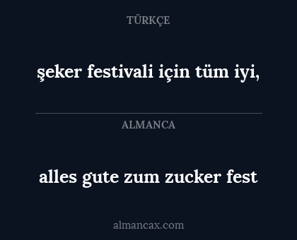 alles gute zum zucker fest - şeker festivali için tüm iyi,