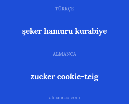 zucker cookie-teig - şeker hamuru kurabiye