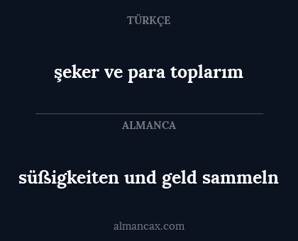 süßigkeiten und geld sammeln - şeker ve para toplarım